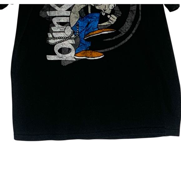 Blink 182 L Unisex 2024 Black Concert T Shirt Bunny One More Time Tour - Picture 5 of 6